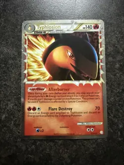 Typhlosion Prime 110/123 Heartgold & Soulsilver Holo Pokemon English NM - Image 1