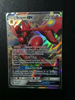 SCIZOR GX 2018 Pokemon Celestial Storm #90/168 HOLO RARE - Image 1