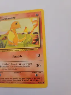 Pokemon Card Vintage Rare 1999 Charmander 46 Charmeleon 24 Base Set Starter - Image 4
