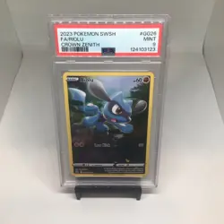 Pokemon Riolu GG26/GG70 Crown Zenith Galarian Gallery Holo PSA 9 MINT 2023 - Image 2