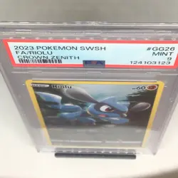 Pokemon Riolu GG26/GG70 Crown Zenith Galarian Gallery Holo PSA 9 MINT 2023 - Image 5