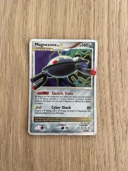 Pokemon Magnezone LV.X 142/146 – Legends Awakened 2008 – Ultra Rare – Played - Image 1