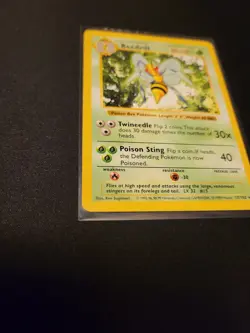 Pokemon Beedrill 17/102 -Base Set Shadowless- NM / LP - Image 2