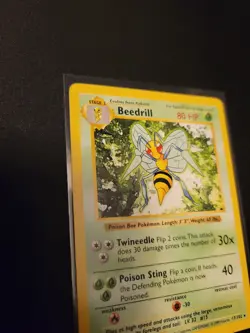 Pokemon Beedrill 17/102 -Base Set Shadowless- NM / LP - Image 5
