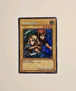 Yugioh Gemini Elf LON-000 Secret Rare Holo Bleed LP - Image 1
