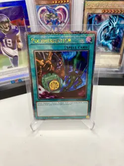 Yu-Gi-Oh! TCG Quarter Century Bonanza Polymerization Alt Art RA03-EN053 QCR - Image 1