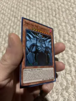 Yu-Gi-Oh! Obelisk the Tormentor Ultra Rare Unlimited Edition EG01-EN001 - Image 2