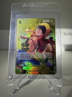 One Piece TCG English Monkey D Luffy (2nd Anniversary) ST13-015 Near Mint Foil - Image 1