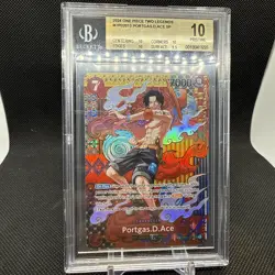 Beckett Pristine 10 One Piece Portgas.D.Ace OP0213 SP Two Legends - Image 1