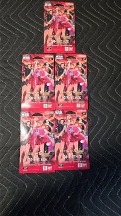 One Piece Heroines Edition English EB-03 Sleeved Booster Pack Lot Of 5 - Image 1