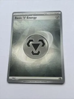 Basic Energy Metal SVE 016 Holo Pokemon Card Prismatic Evolutions - Image 2