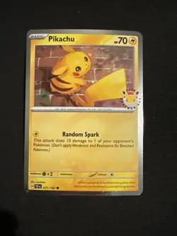 Pikachu (Pokemon Day 2026) 051/162 TCG Card Cosmos Holo 2 - Image 1