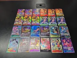 Lot Of 24 One Piece Cards Koby Sabo Marco Nami - Image 1