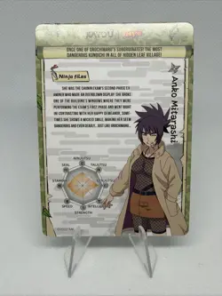Naruto Kayou English Series 2 Card - Anko Mitarashi - NRSA02-UR-004L3 - Image 2