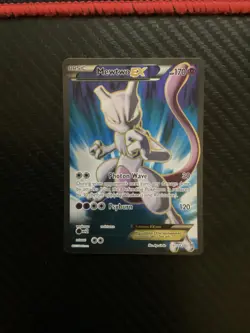 Pokemon Mewtwo-EX TCG Full Art Holo Card Breakthrough 157/162 MP - Image 1