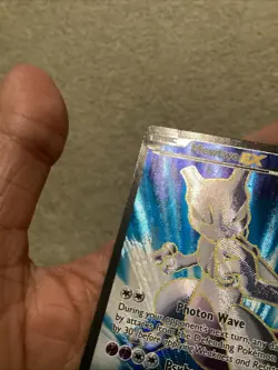 Pokemon Mewtwo-EX TCG Full Art Holo Card Breakthrough 157/162 MP - Image 4