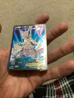 Pokemon Mewtwo-EX TCG Full Art Holo Card Breakthrough 157/162 MP - Image 5