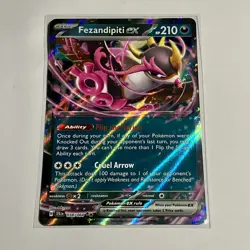 Fezandipiti ex 38/64 Ultra Rare Shrouded Fable NM Pokemon TCG Card -fezandipity - Image 1