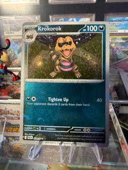 Krokorok - 058/086 - Pokeball Holo - Black Bolt - Pokemon Card - NM/M - Image 1