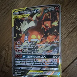 Reshiram & Charizard GX SM201 Sm TAG TEAM Promo Holo Pokemon TCG Card Stock - Image 3