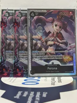 One Piece Perona OP06-093 Super Rare Foil Card Wings of the Captain - Image 1