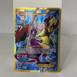 Pokemon Card TCG Mewtwo EX BREAKthrough Secret Rare Full Art Holo 163/162 - LP - Image 1