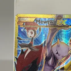 Pokemon Card TCG Mewtwo EX BREAKthrough Secret Rare Full Art Holo 163/162 - LP - Image 2