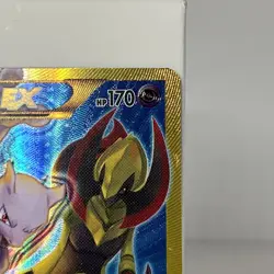 Pokemon Card TCG Mewtwo EX BREAKthrough Secret Rare Full Art Holo 163/162 - LP - Image 3