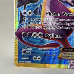 Pokemon Card TCG Mewtwo EX BREAKthrough Secret Rare Full Art Holo 163/162 - LP - Image 5