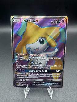 Pokemon TCG Jirachi GX Unified Minds Holo Promo Card 79a/236 NM - Image 1