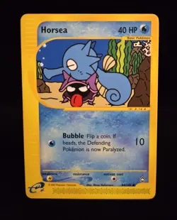 Pokemon TCG - HORSEA - 84/147 - E-CARD SERIES: AQUAPOLIS (2003) - LP - Image 1