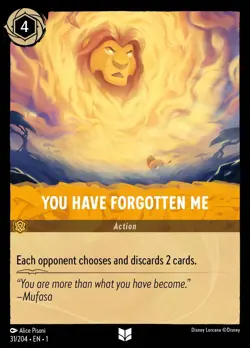 31/204 EN FOIL ⭐ You Have Forgotten Me ⭐ Disney Lorcana uncommon card (2023) - Image 2