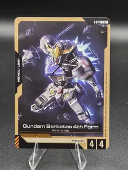 Gundam Barbatos 4th Form Gundam Card Game Steel Requiem Common T-017 - Image 1