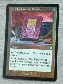 MTG Modern Horizons 2 Retro Frame Etched Foil The Underworld Cookbook - Uncommon - Image 1