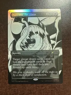 Peer Into The Abyss 2021 FOIL Venom Unleashed Ink Secret Lair NM - Image 1