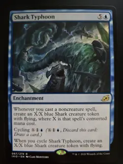 Shark Typhoon NM Ikoria: Lair of Behemoths MTG FREE SHIPPING - Image 1