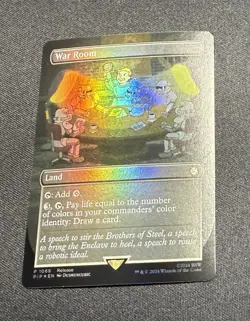 2024 MTG PIP Fallout Borderless Promo Foil War Room - Excellent - Image 1