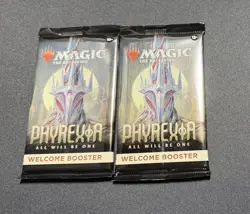 2x Magic the Gathering Phyrexia All Will Be One Welcome Booster Pack - Sealed - Image 1