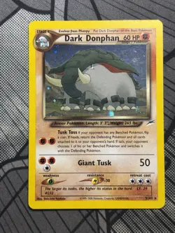 #Dark Donphan #003/105 Holo Rare Near Mint/LP Pokemon - Image 1