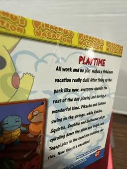 Pokemon Topps - Pikachu's Vacation - Playtime #57 - Non Holo - Blue Logo - Image 4