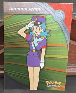 Officer Jenny Blue Logo 1st Edition 2000 Topps Pokemon Series 3, #HV17 - Image 1