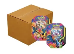 Pokemon TCG Mega Charizard ex Tins Case Of 6 Sealed - In Hand - Image 2
