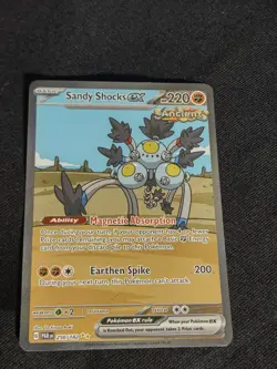 Pokemon TCG Sandy Shocks ex 250/182 Paradox Rift Special Illustration Holo - Image 1