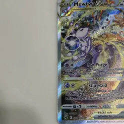 Pokemon Mewtwo VSTAR Crown Zenith Holo GG44/GG70 Vstar 280HP - Image 3