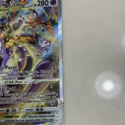 Pokemon Mewtwo VSTAR Crown Zenith Holo GG44/GG70 Vstar 280HP - Image 4