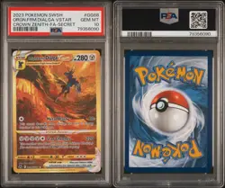 2023 POKEMON CROWN ZENITH SECRET #GG68 FULL ART/ORIGIN FORME DIALGA VSTAR PSA 10 - Image 3