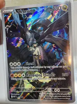 Pokemon N's Zekrom #31 Promo Ascended Hero's ETB Not Stamped Near Mint - Image 1
