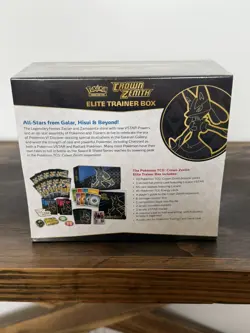 Pokemon Sword & Shield Crown Zenith Elite Trainer Box ETB New Factory Sealed - Image 2