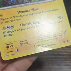 Pokemon TCG Pikachu XY89 XY Promo Holo Basic HP60 Thunder Wave Electric Ring - Image 3