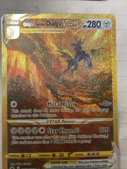 Pokemon TCG Holo Ultra Rare Full Art Origin Forme Dialga VSTAR #GG 68/GG 70 - Image 3